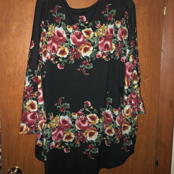 Loose Floral Print Cardigan - Picture 4 of 5